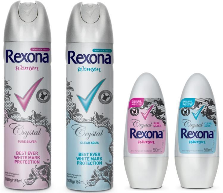 Дезодоранты Rexona women Cristal