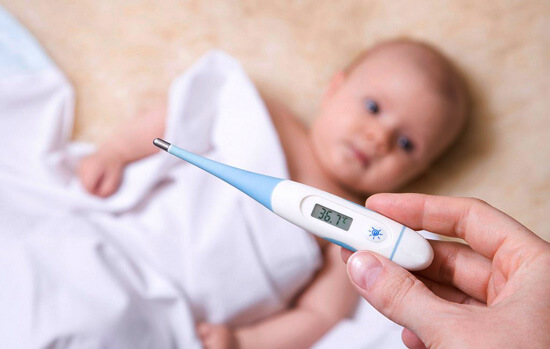 температура у ребенка 4 месяца