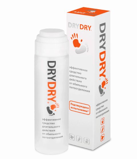 Дезодорант-антиперспирант Dry Dry от потливости и неприятного запаха
