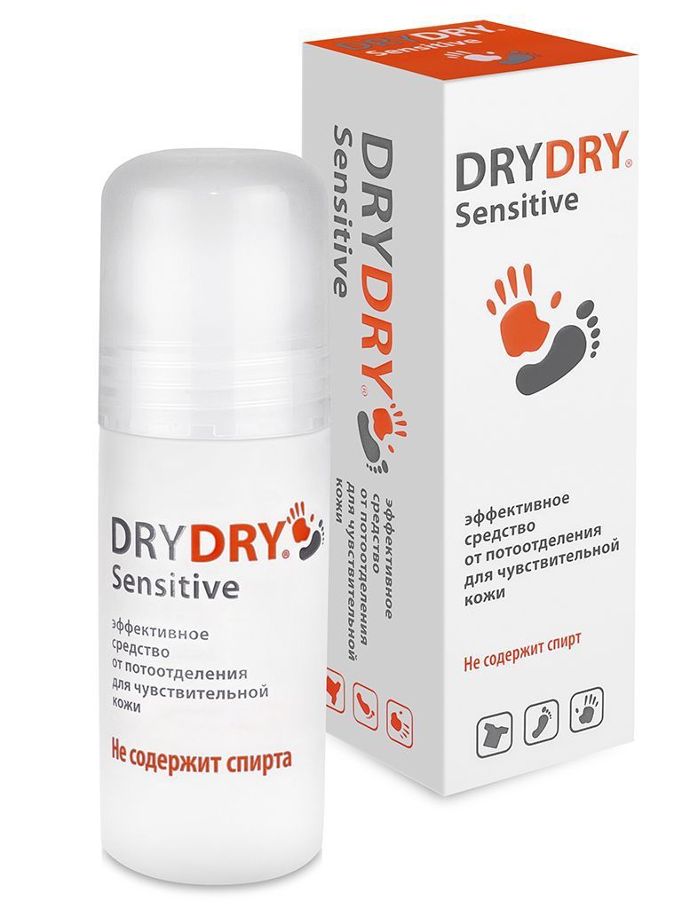 Dry Dry Sensitive от потоотделения для чувствительной кожи